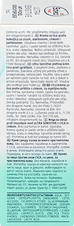 Krem przeciw zanieczyszczeniom skóry z cica Med Ultra Sensitive Balea med