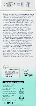 Pleťový krém proti vyrážkam Ultra Sensitive Cica Balea med