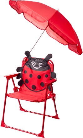 Kinderstuhl mit Schirm, Marienkäfer, rot Dekorieren & Einrichten