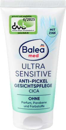 Pleťový krém proti vyrážkam Ultra Sensitive Cica Balea med