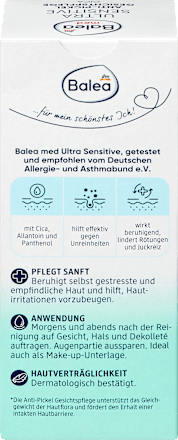 Krem przeciw zanieczyszczeniom skóry z cica Med Ultra Sensitive Balea med