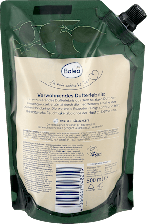 Flüssigseife Ginseng & Green Mandarin Nachfüllpack Balea