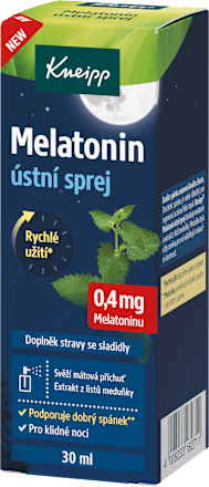 ústní sprej Melatonin Kneipp