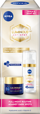 Set ser și cremă de noapte împotriva petelor pigmentare NIVEA