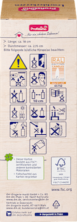 Svijeća rosa 180/21,5 mm Profissimo