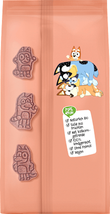 Kinderkekse Knuddel Dinkel-Kirsche-Erdbeere ab 12 Monaten PURE & FUN