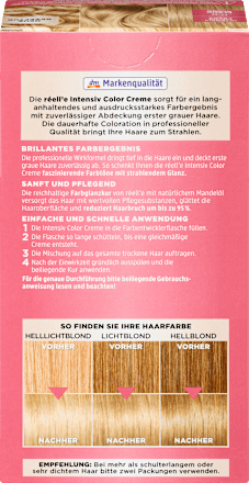 barva na vlasy Intensiv Color Creme 11.0 Platin Blond réell‘e