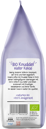 Kinderkekse Knuddel Hafer-Heidelbeere-Vanille ab 12 Monaten PURE & FUN