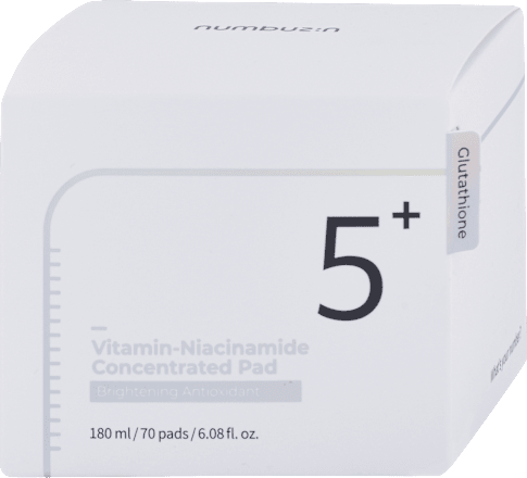 Rozjasňujúce pleťové tampóny Glutathione Vitamin-Niacinamide 5+  numbuzin