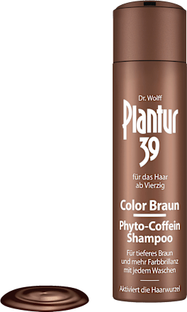 39 Color Braun Phyto-Coffein Shampoo Plantur 39