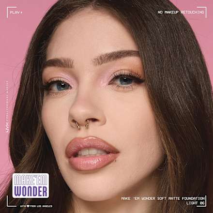 MAKE'EM WONDER tečni puder - 06 Light NYX PROFESSIONAL MAKEUP