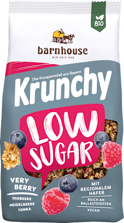 Knuspermüsli, Krunchy Low Sugar Very Berry barnhouse
