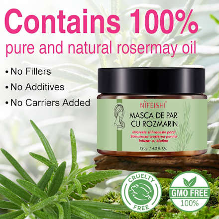 Mască pentru păr cu rozmarin NIFEISHI
