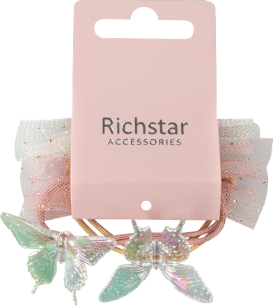 Richstar gumičky do vlasů s motýlky Anděl