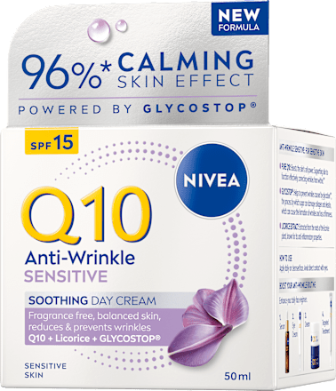 Dnevna krema Q10 Anti-Wrinkle Sensitive, ZF 15 NIVEA