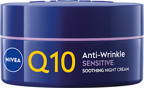 Nočna krema proti gubam Q10 Anti-Wrinkle Sensitive NIVEA
