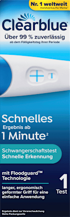 Schwangerschaftstest Schnell 1 Minute Clearblue