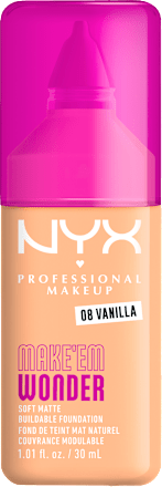 MAKE'EM WONDER tečni puder - 08 Vanilla NYX PROFESSIONAL MAKEUP