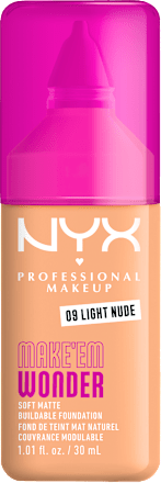 MAKE'EM WONDER tečni puder - 09 Light Nude NYX PROFESSIONAL MAKEUP