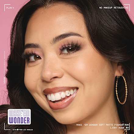 MAKE'EM WONDER tečni puder - 09 Light Nude NYX PROFESSIONAL MAKEUP