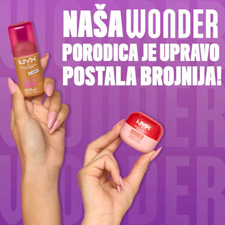 MAKE'EM WONDER tečni puder - 09 Light Nude NYX PROFESSIONAL MAKEUP