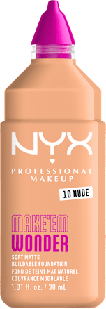 MAKE'EM WONDER tečni puder - 10 Nude NYX PROFESSIONAL MAKEUP