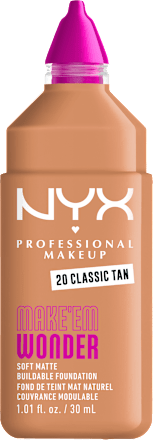 MAKE'EM WONDER tečni puder - 20 Classic Tan NYX PROFESSIONAL MAKEUP