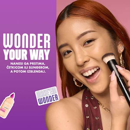 MAKE'EM WONDER tečni puder - 16 Natural Beige NYX PROFESSIONAL MAKEUP