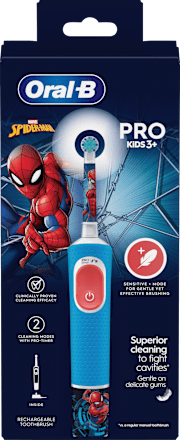 Elektrická zubná kefka pre deti Pro Kids 3+ Spiderman Oral-B