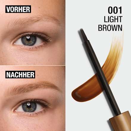 Augenbrauengel Wonder'Bond Brow Filler Tint 001 Light Brown MANHATTAN Cosmetics