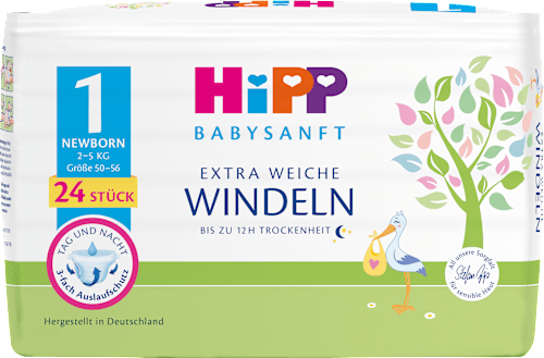 Windeln Extra Weich Premium Gr. 1 Newborn (2-5 kg) HiPP