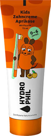 Zahncreme für Kinder Aprikose Hydrophil