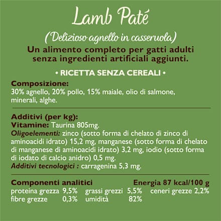 Nassfutter Katze mit Lamm, smooth paté LILY'S KITCHEN