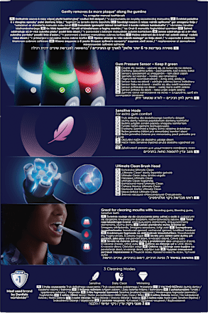 Elektrická zubná kefka iO Series 3, dvojbalenie Matt Black & Ice Blue   Oral-B