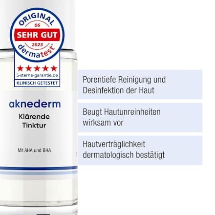 Tinktur Mein Teebaumöl Tiefenreinigend Aknederm