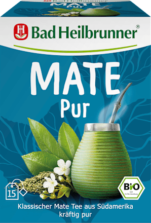 Kräutertee Mate Pur (15 Beutel) Bad Heilbrunner