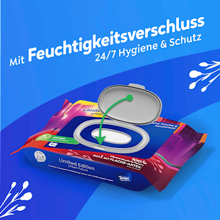 Feuchtes Toilettenpapier Blue Lagoon Tempo