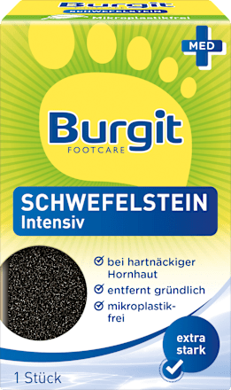 Hornhautentferner Schwefelstein intensiv Burgit