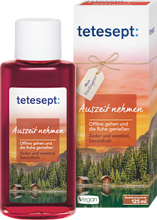 Badekonzentrat Auszeit nehmen tetesept
