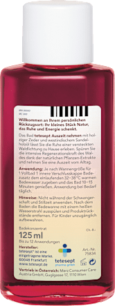 Badekonzentrat Auszeit nehmen tetesept