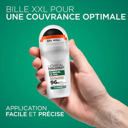 Antitranspirant Deo Roll-On Clinical Ultra Derma Dry L'ORÉAL PARiS MEN EXPERT