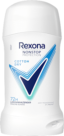 Antitranspirant Deostick Nonstop Protection Cotton Dry Rexona