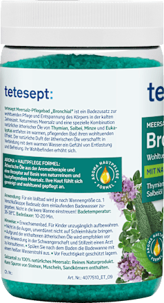 Meersalz-Pflegebad Bronchial tetesept