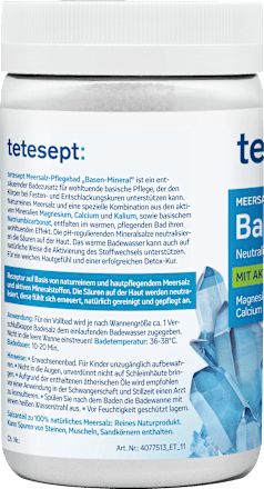 Meersalz-Pflegebad Basen-Mineral tetesept