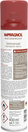 Imprägnierspray Universal für Textilien, Leder und Hightechgewebe Imprägnol