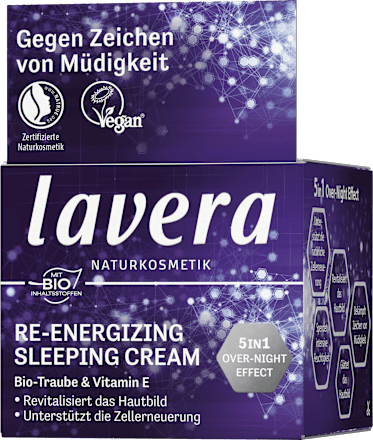 Nachtcreme Re-energizing lavera NATURKOSMETIK