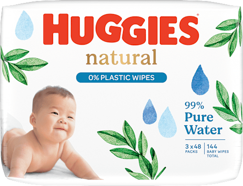 Feuchttücher Natural (3x48 St) Huggies