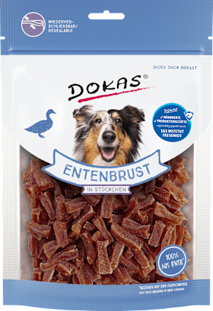 Kausnack Hund, Entenbruststücke DOKAS