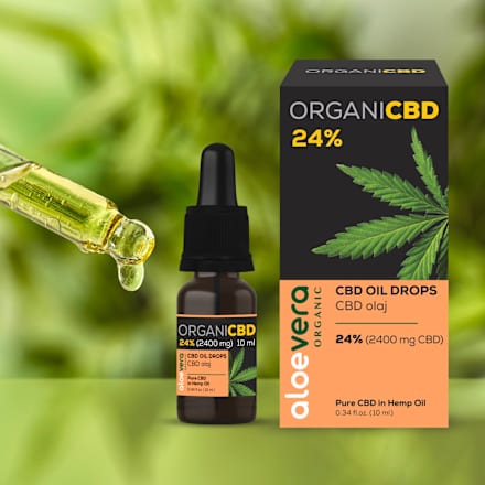 CBD olaj 24% aloevera ORGANIC