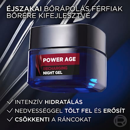 Férfi éjszakai arckrém, Power age L'ORÉAL PARiS MEN EXPERT